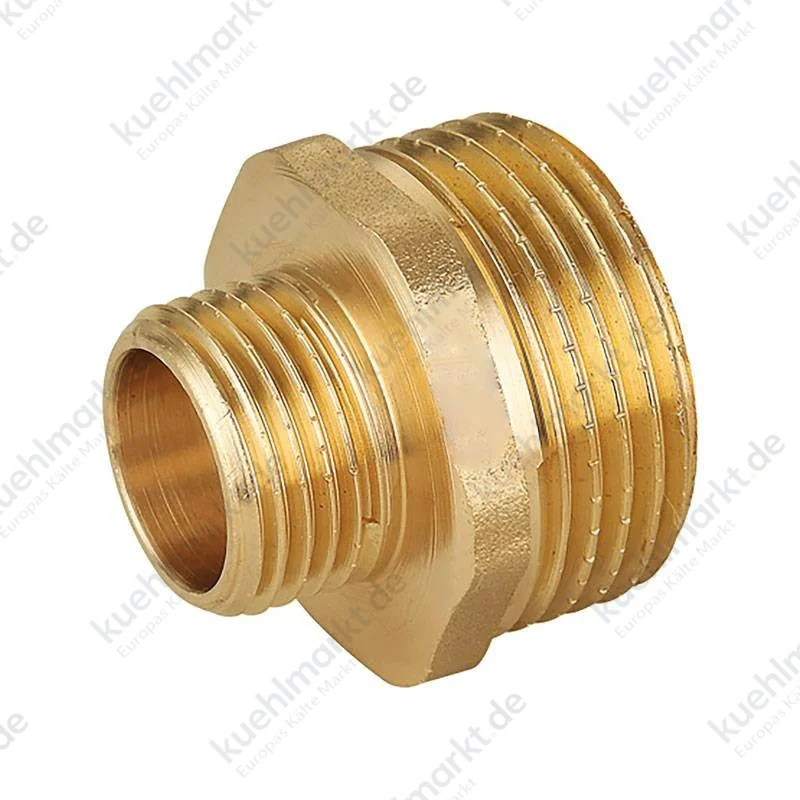 Reduziernippel für IBP Rohre A/A 3/4 x 1/2 Messing 8245 M06004000