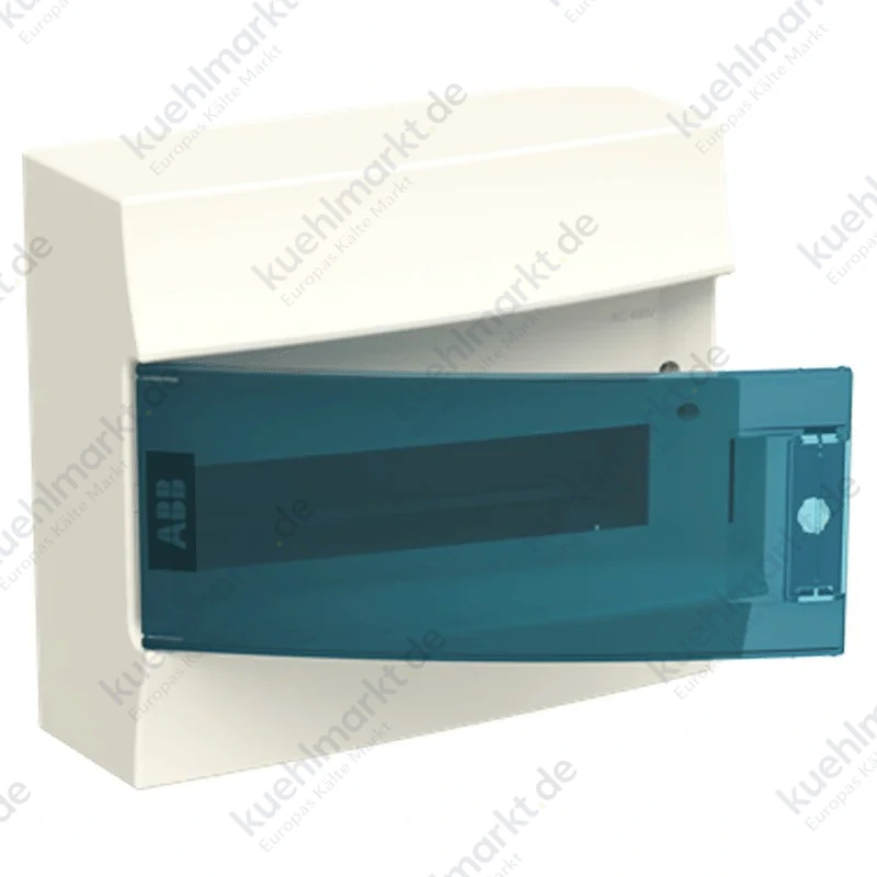ABB Wandverteiler 12 Module IP41 Tür blau petrol weiß 41P12X12