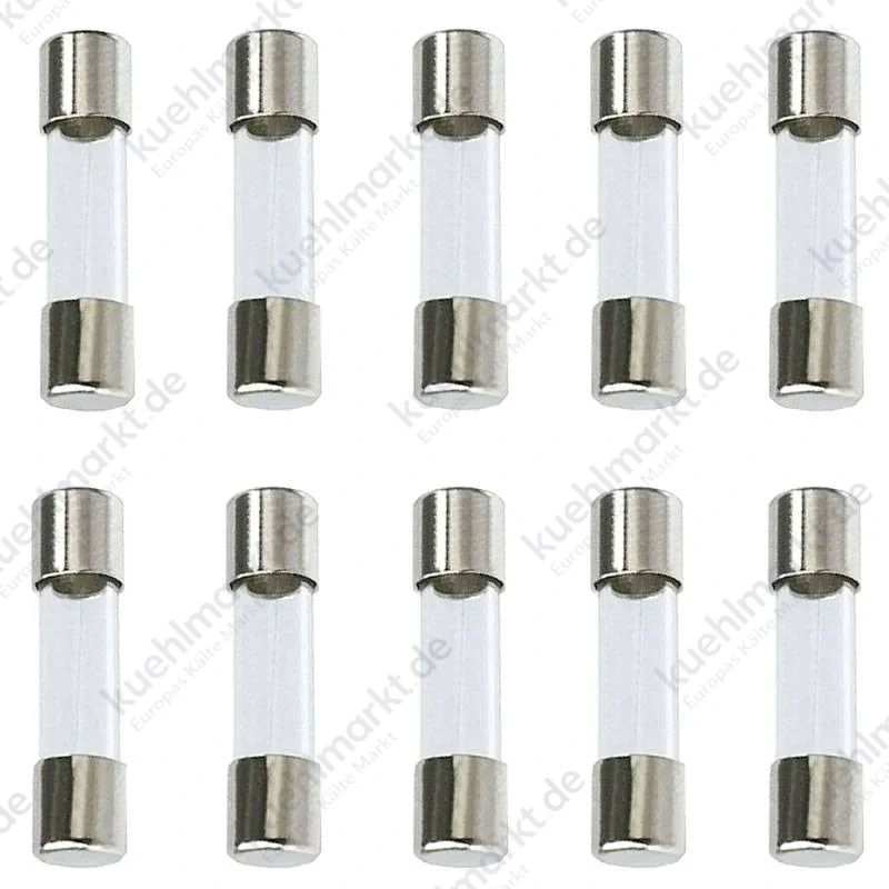 Wimex zylindrische Sicherungen 1,6A 250V 6,3x32 mm 10 Stk. 5000134