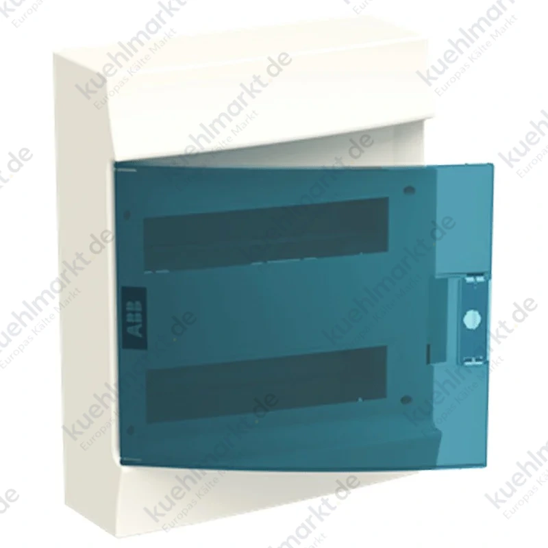 ABB Wandverteiler 24 Module IP41 Tür blau petrolweiß 2 Reihen 41P12X22