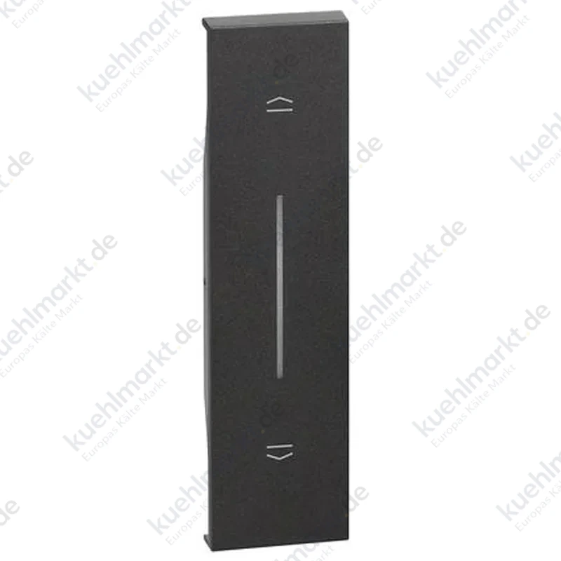 Bticino Living Now Abdeckung für verriegelten Rollladen Knopf schwarz KG05