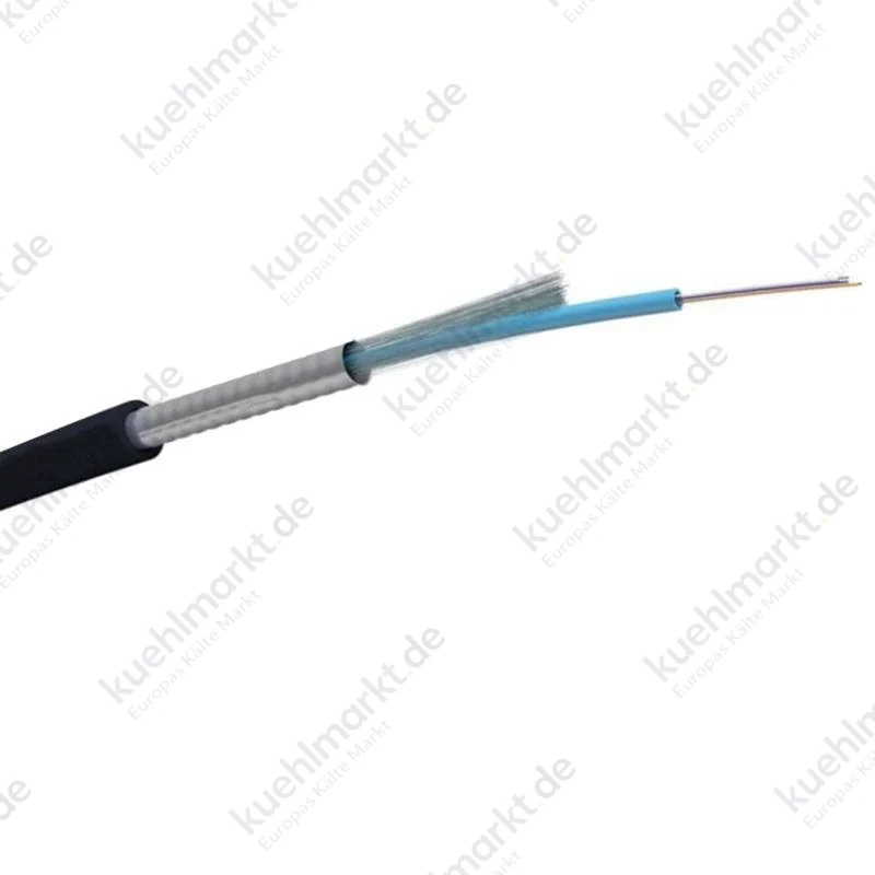 Acome Glasfaserkabel OS2 12 Fasern schwarz B1181A