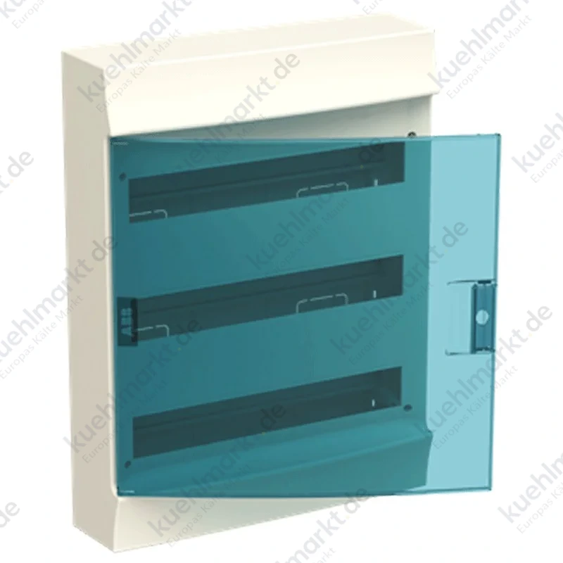 ABB Wandverteiler 54 Module IP41 Tür blau petrolweiß 3 Reihen 41P18X32