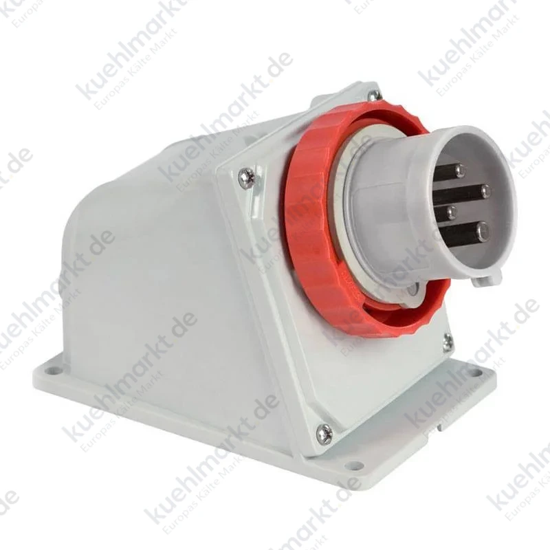 Fanton ARGO Industrie-Wandsteckdose 3P+N+E 16A 400V IP44 rot 70305
