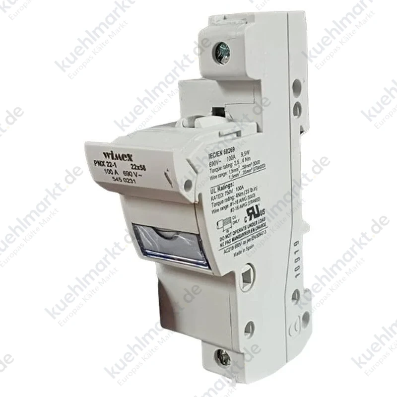 Wimex Modularer Sicherungshalter PMX 22 100A 1P 22x58 mm 5450231