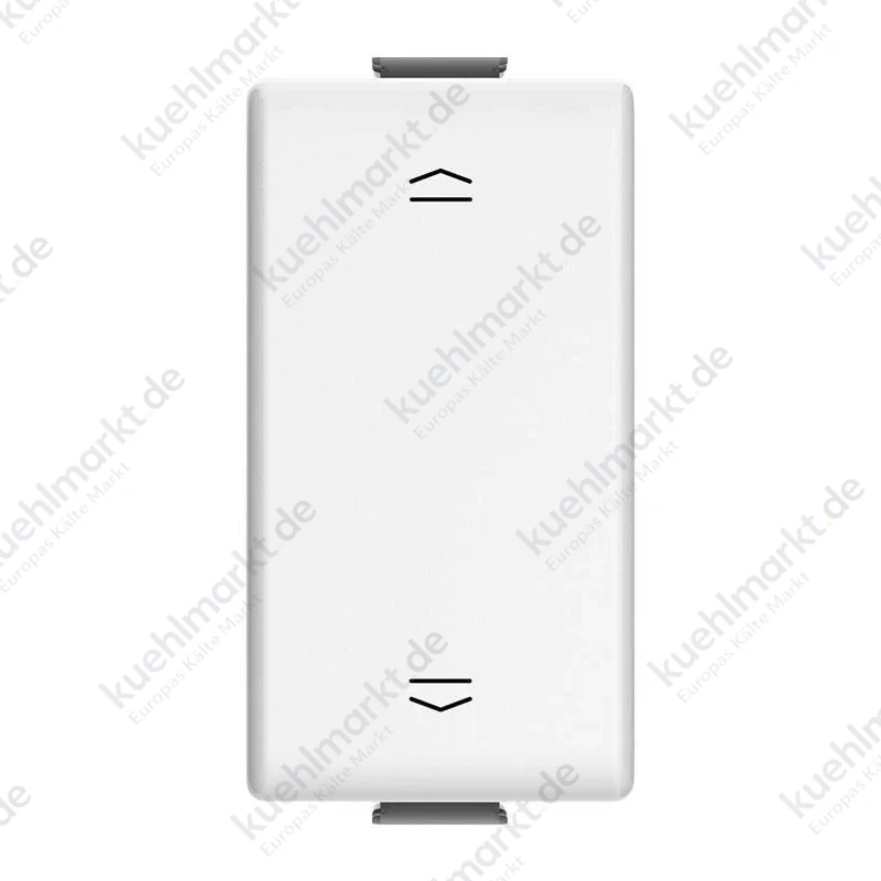 Bticino Matix 10A 250V antibakterielle verriegelte Doppeltaste Weiß AM5037ABN
