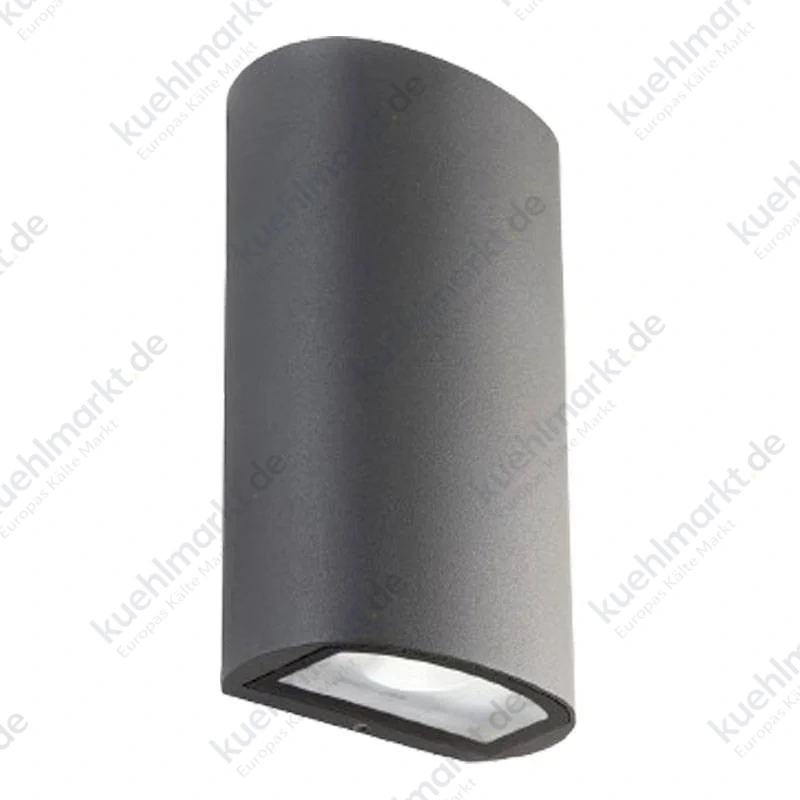 Sovil Taglio Zweistrahlige Wandleuchte 10+10W 4000K 1320lm IP54 Graphitgrau 99227/16