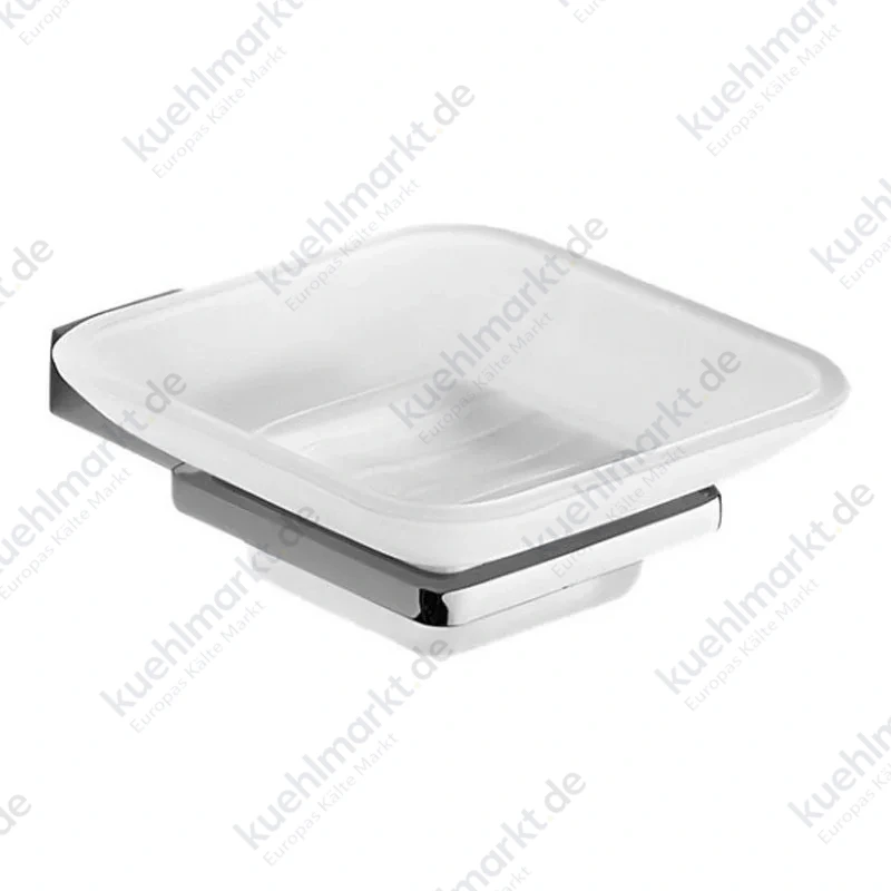 Gedy Kansas Wand Seifenschale Chrom und Glas 3811-13