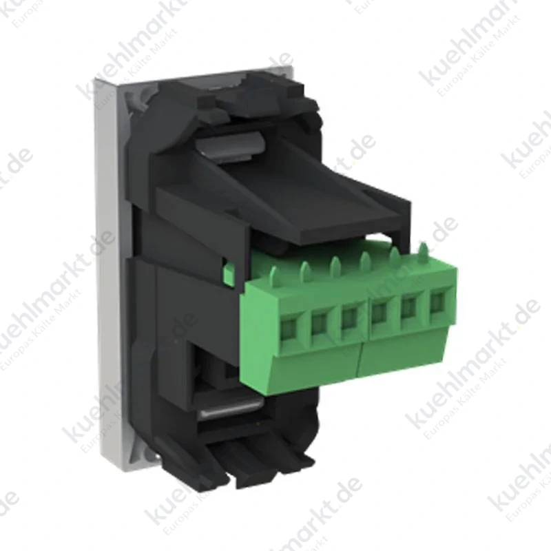 Abb Zenit RJ12 Telefonbuchse N2117.6 PL mit Abdeckung Silber Z1120PL
