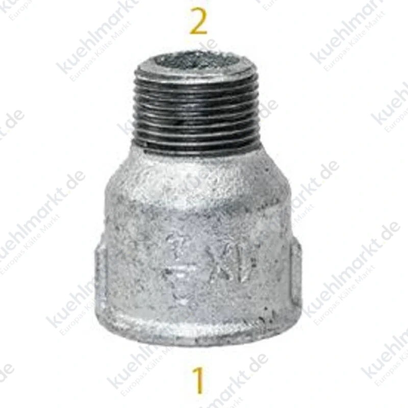 Gebo Temperguss-Reduziermuffe mit Gewinde A/I 1 1/4 x 3/4 246-28G