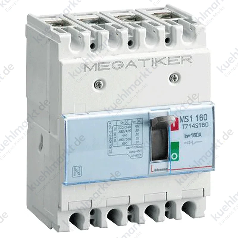 Bticino Megatiker 160A T714S160 Trennschalter mit gegossenem Gehäuse