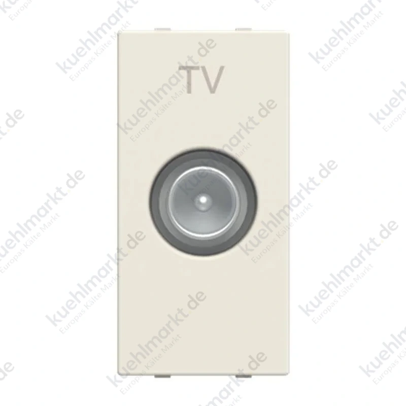 Abb Zenit TV-Steckdose N2150.7 BL Typ M Weiß Z1131BL