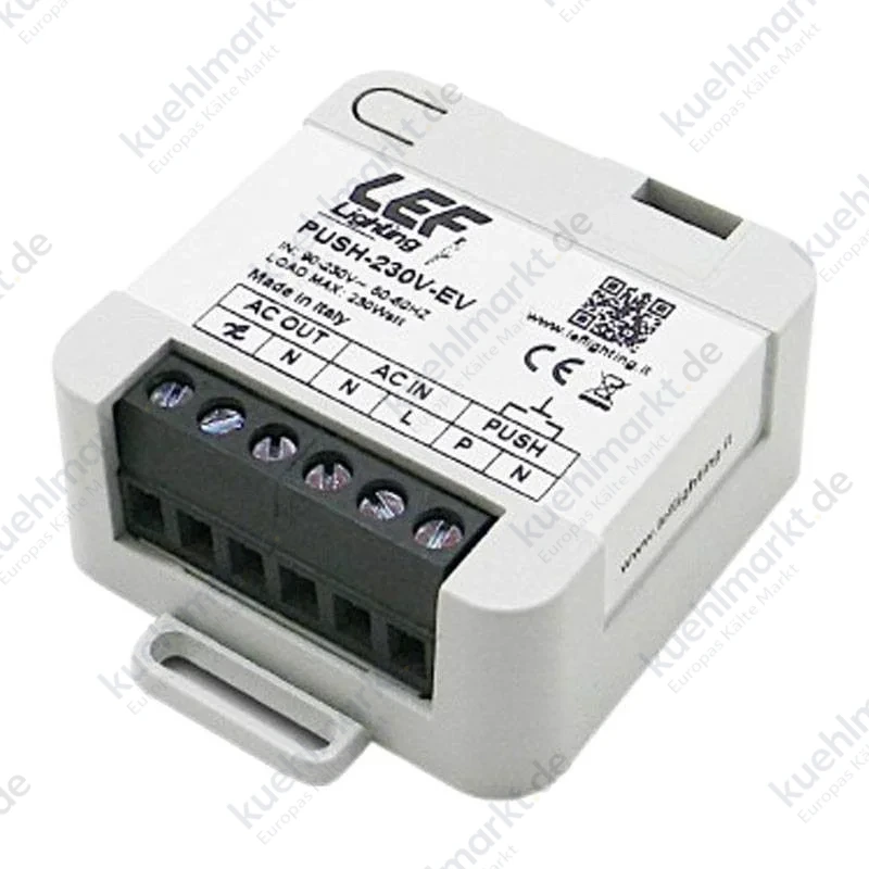 LEF Dimmer für LED-Leisten TE-EV 230W 110/240 Vac PUSH-230V-EV