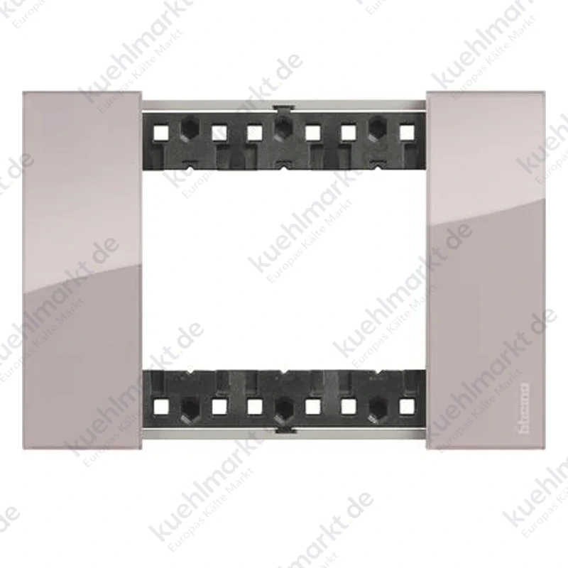 Bticino Platte Living Now 3 Module hellfarbig KA4803DM