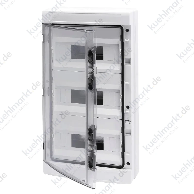 Gewiss-Schaltschrank mit geräucherten Fensterscheiben 36 (12x3) Module GW40105