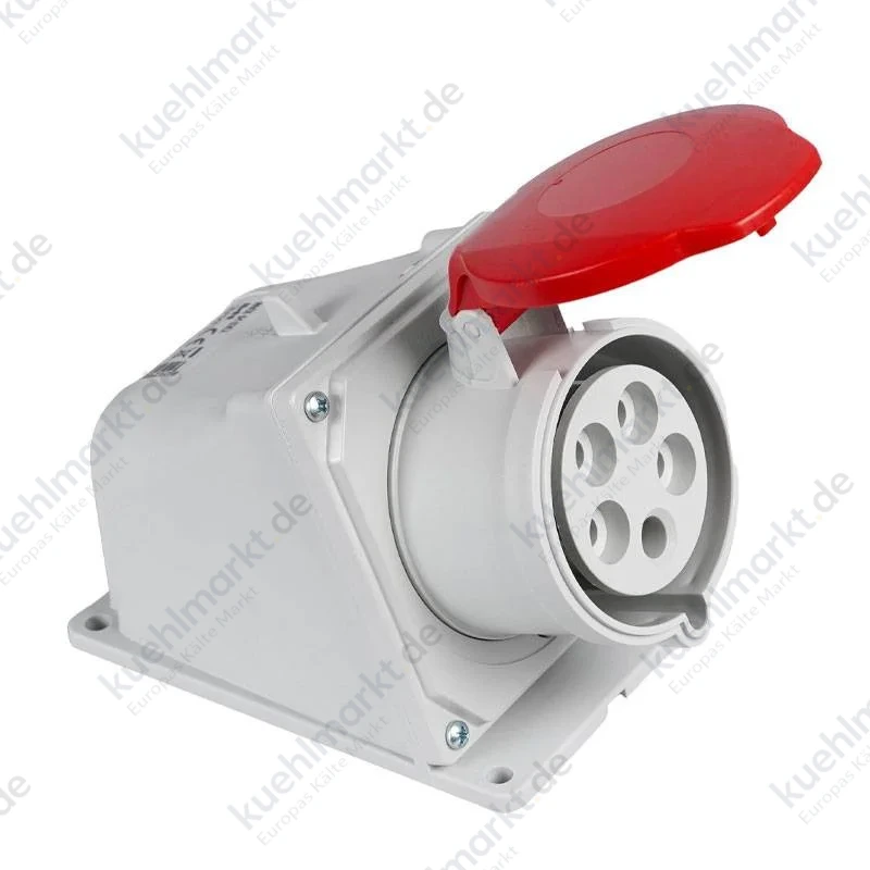 Fanton ARGO Industrie-Wandsteckdose 3P+N+E 32A 400V IP67 rot 71328