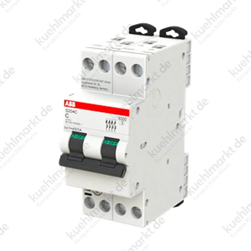 ABB kompakter LS-Schalter S204C 16A 4P 6KA C 2 Module 2CDS254280R0164