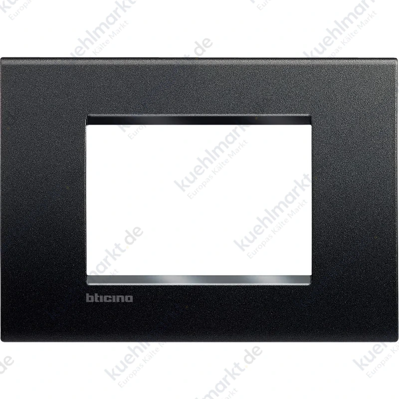 Bticino Livinglight Abdeckrahmen 3 Module anthrazitgrau LNA4803AR