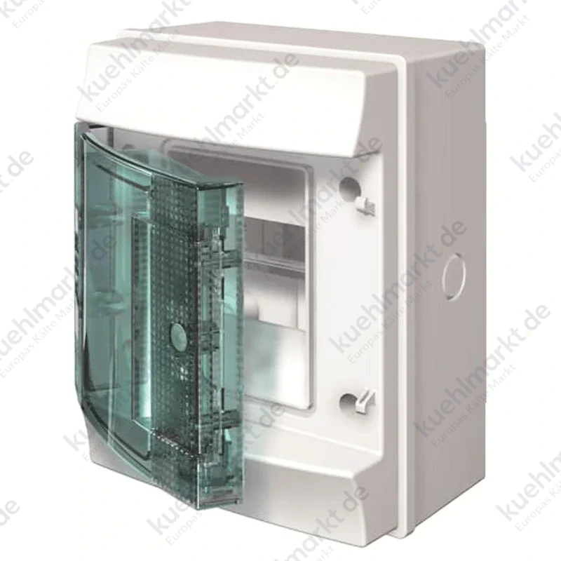 Abb-Schaltschrank wandmontiert grau 4 Module mit Tür IP65 65P04X12