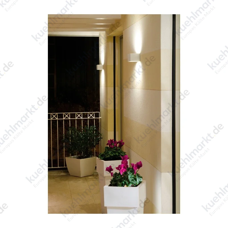 Lombardo Wandleuchte TREND 220 UP&DOWN Aluminium grau LL492GN