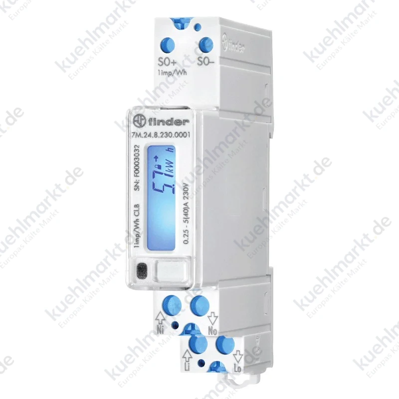 Digitaler Energiezähler Finder 40A 1 Modul 7M2482300001