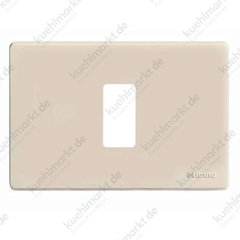 Abdeckrahmen für Schalter Bticino Magic 1 Modul Harz elfenbeinfarben TIC503/1/R