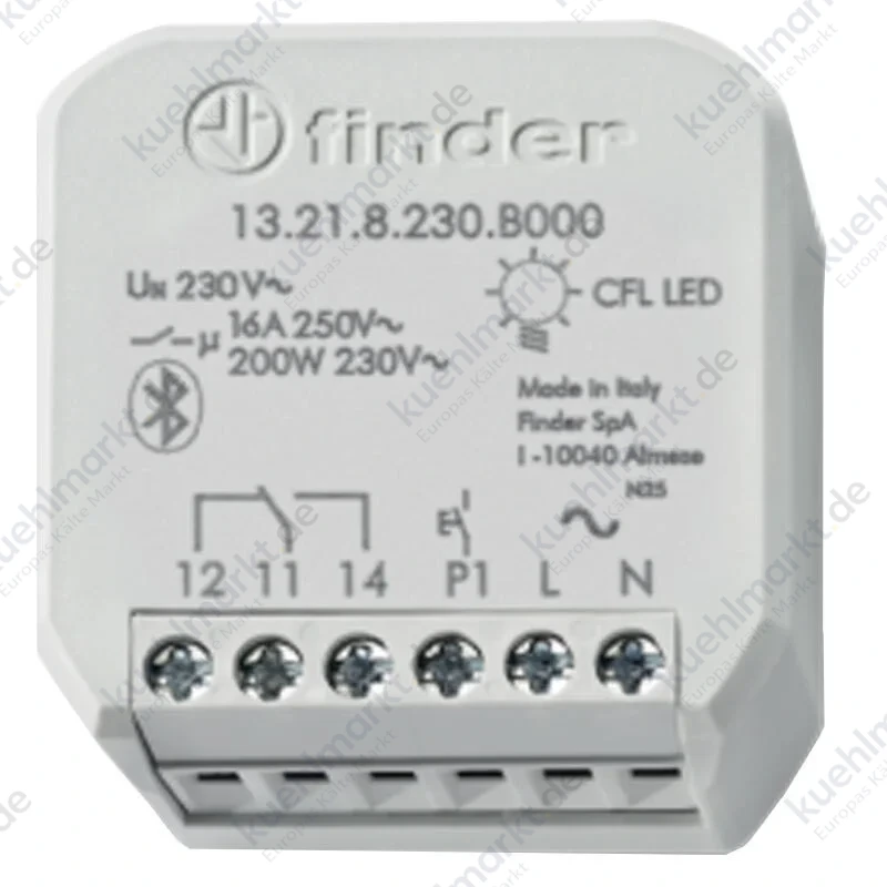 Finder Yesly Multifunktionsrelais 16A 250V 13218230B000