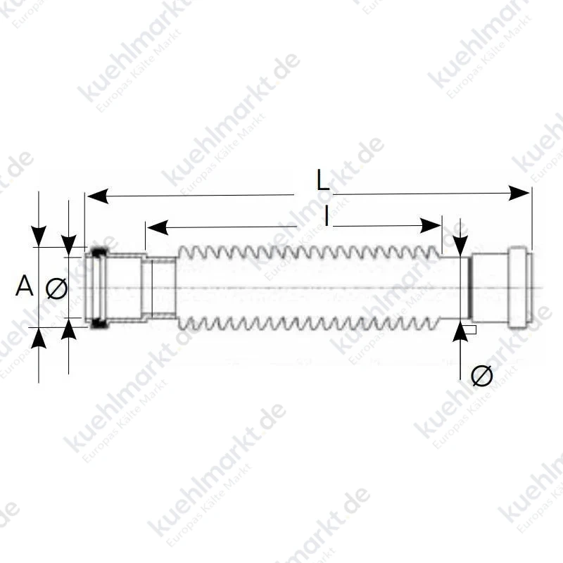 Redi Universal PVC-Schlauch 40 mm Durchmesser COU4052