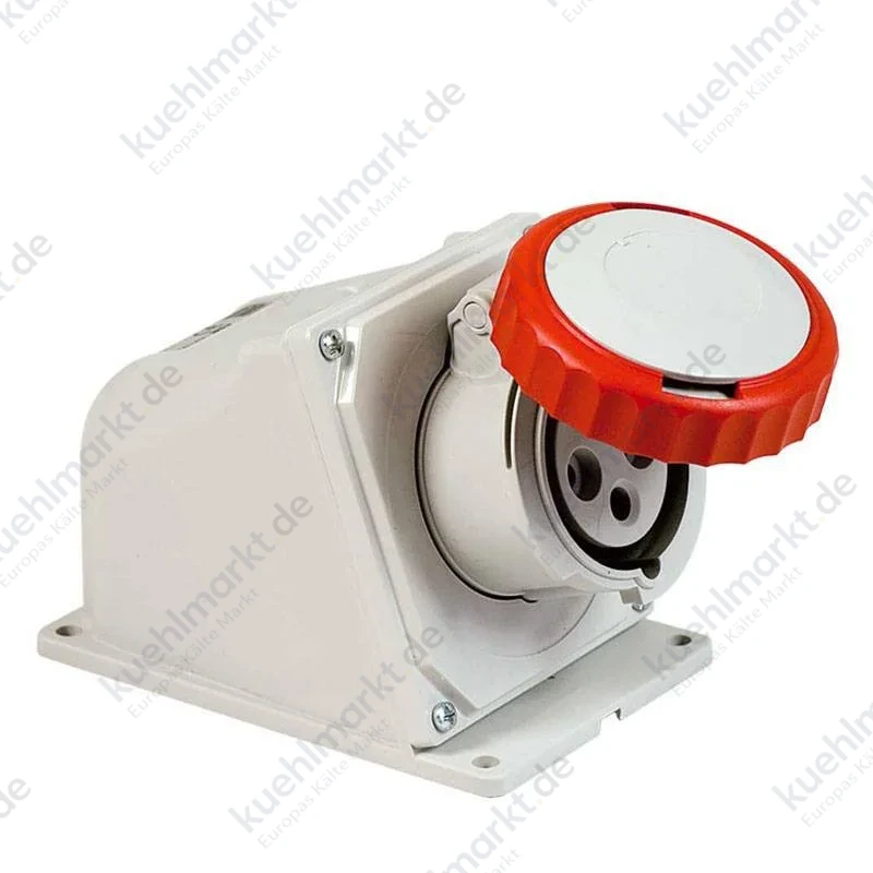 Fanton ARGO Industrie-Wandsteckdose rot 3P+E 16A 400V IP67 71307