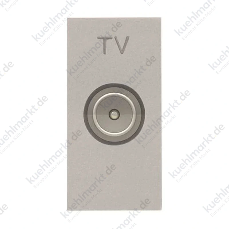Abb Zenit TV-Steckdose N2150.8 PL Typ M Silber Z1134PL
