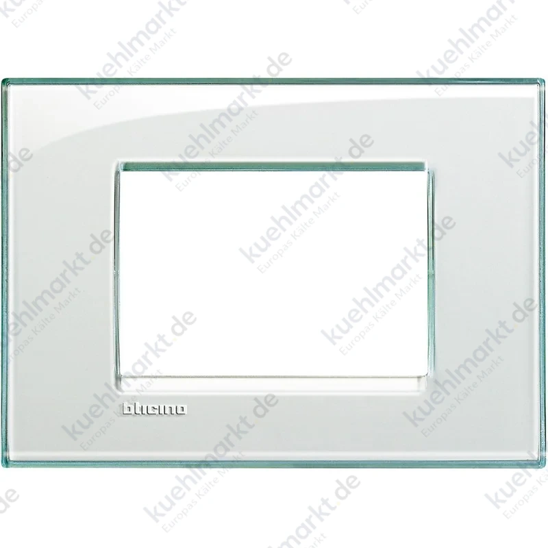Bticino Livinglight Abdeckrahmen 3 Module aquamarinfarben LNA4803KA