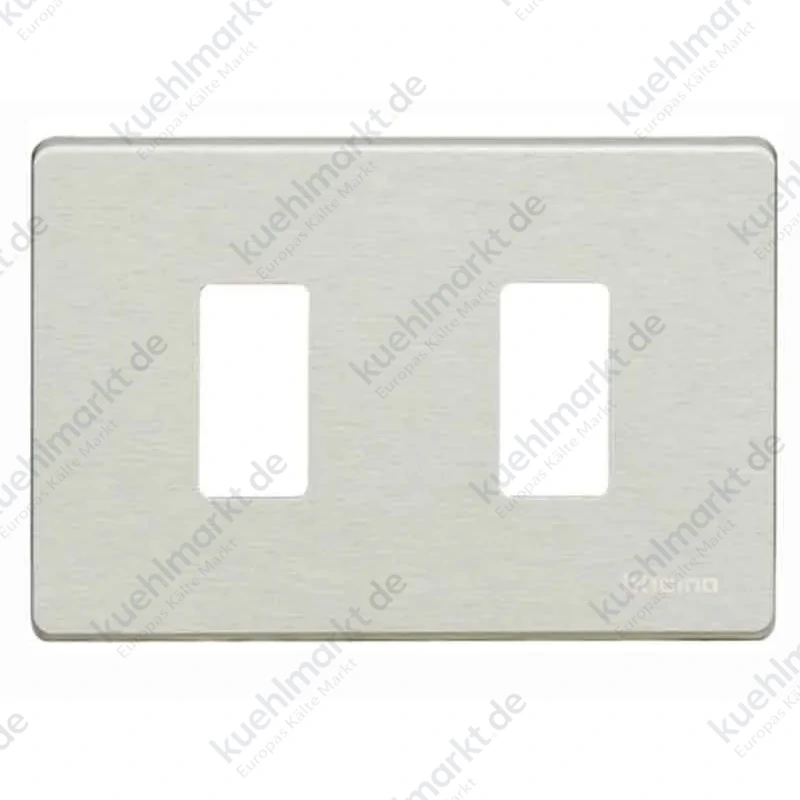 Bticino Magic Abdeckrahmen für Schalter 2 Module oxidal TIC503/2/X