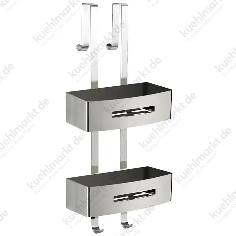 Gedy Poseidon Duschablage Doppelablage Chrom poliert 7719-13