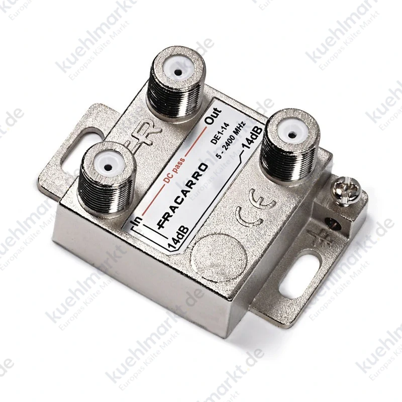 Fracarro Ableiter 1 Weg 14dB F-Stecker 5-2400MHz