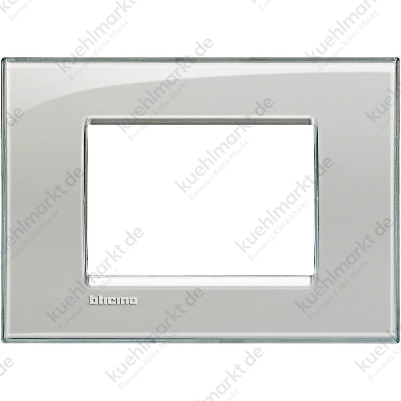 Bticino Livinglight Abdeckrahmen 3 Module eisgrau LNA4803KG