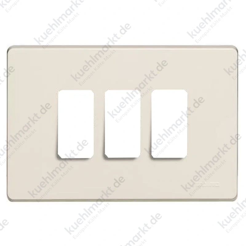 Bticino Magic Abdeckrahmen für Schalter 3 Module Harz elfenbeinfarben TIC503/3/R