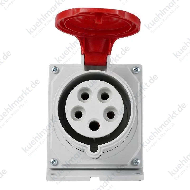 Fanton ARGO Industrie-Wandsteckdose rot 3P+E 32A 400V IP67 71327