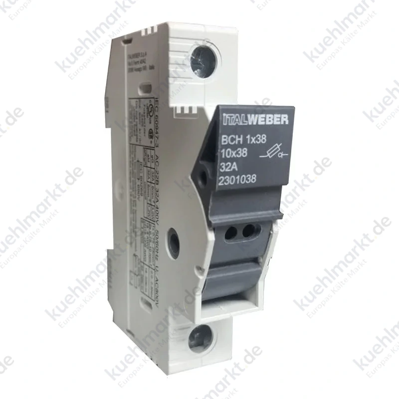 Italweber BCH Sektional-Sicherungshalter für Sicherungen 10,3 x 38 mm 2301038