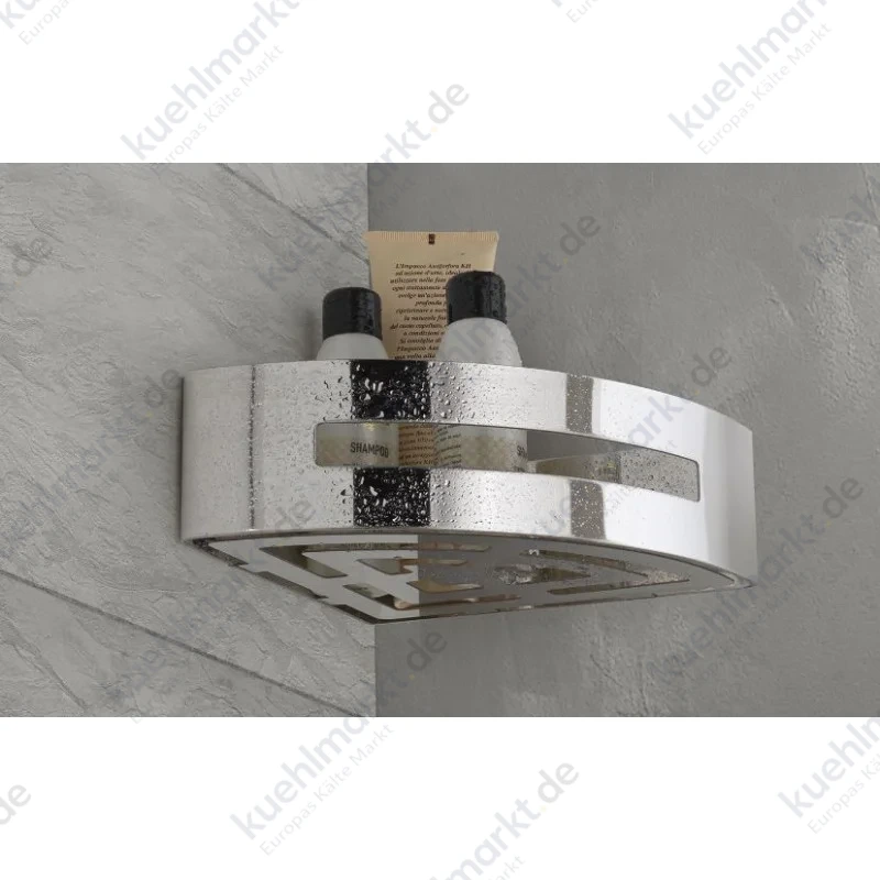 Gedy Poseidon Eck-Duschablage Chrom poliert 7780-13