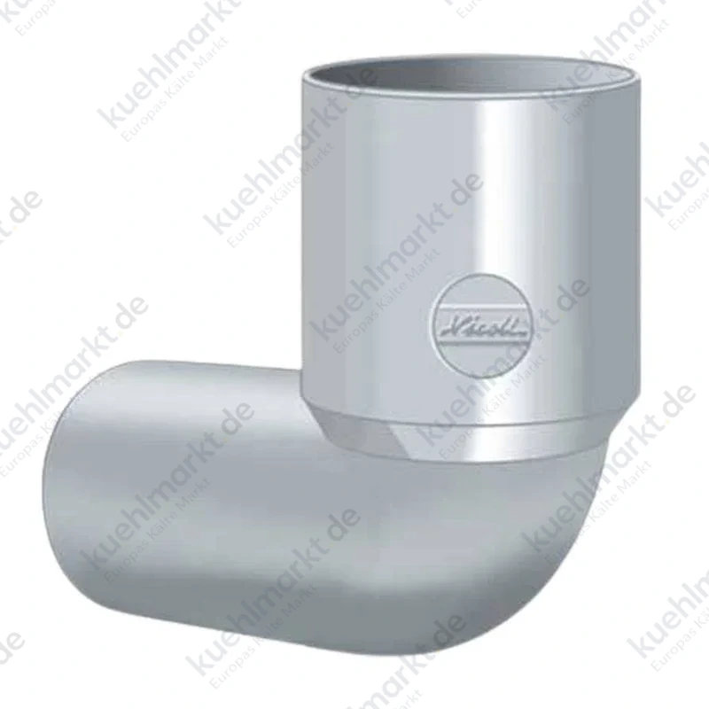 Redi WC-Winkelstück Durchmesser 100 mm PVC grau N0547E2