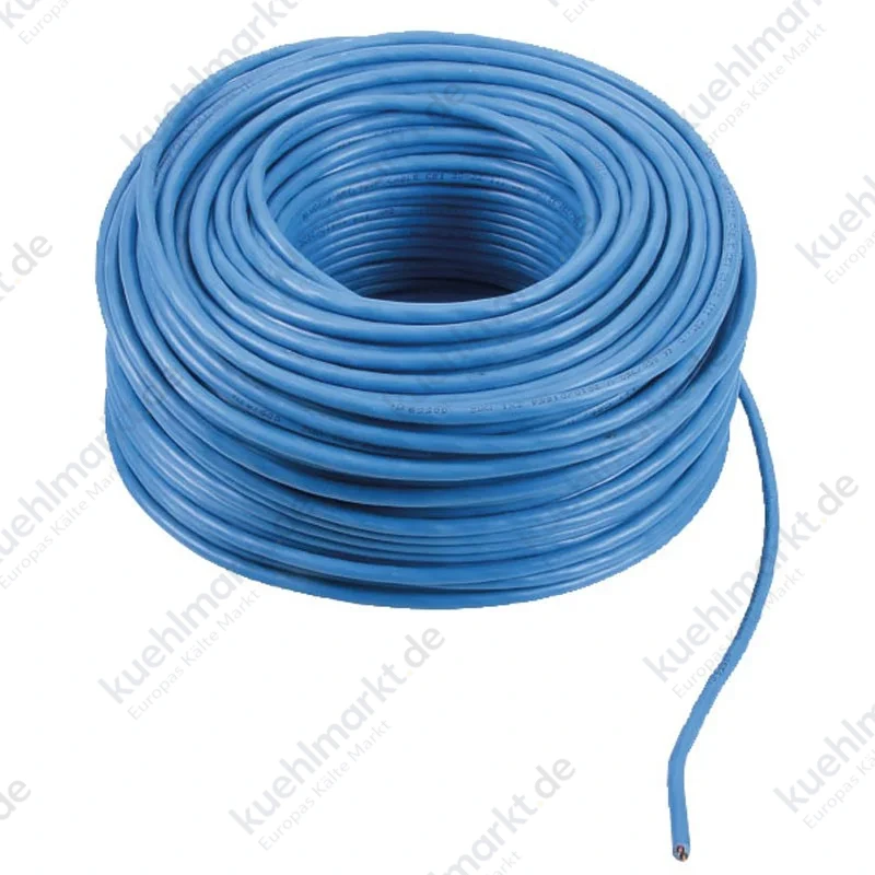 Elvox Videosprechanlage Kabel 2-Draht 2x1 mmq Innenverlegung PVC Blau 100m 732H.E.100