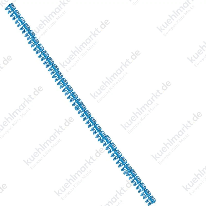 Legrand Markierung für Viking Klemmen Polyamid 6/6 Ziffer 6 1,5-2,5 038226