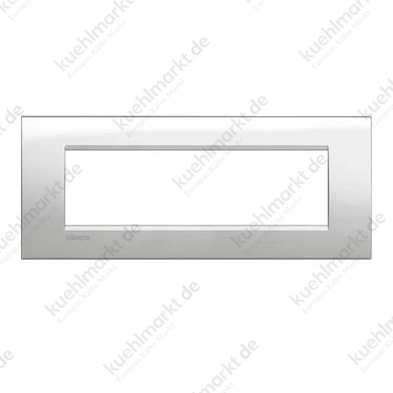 Bticino Livinglight Abdeckrahmen 7 Module mond silber LNA4807GL
