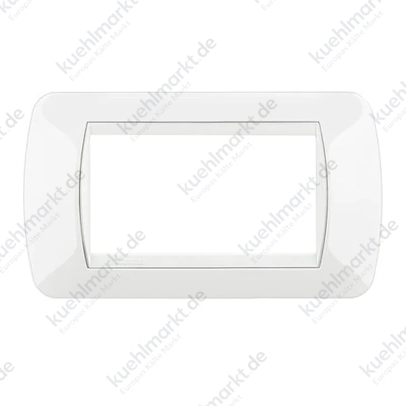 Bticino Living International Abdeckrahmen 4 quadratische Module weiß L4804BI