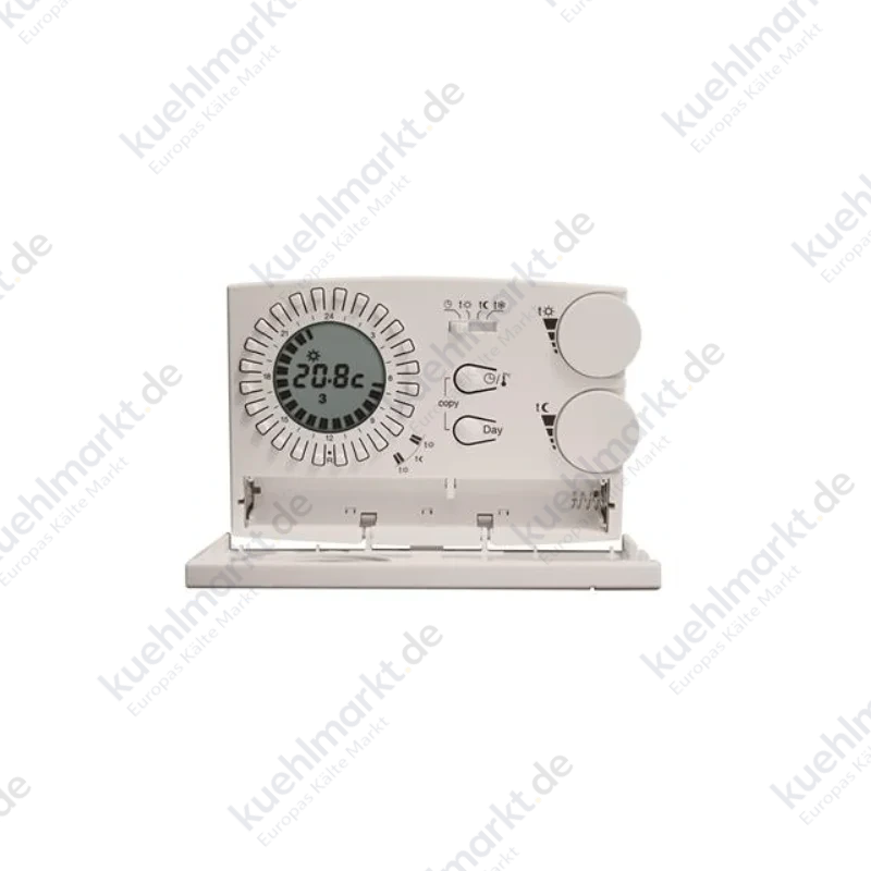 Perry Einbau Chronothermostat weiß mit Batterien 1CRCR309/S