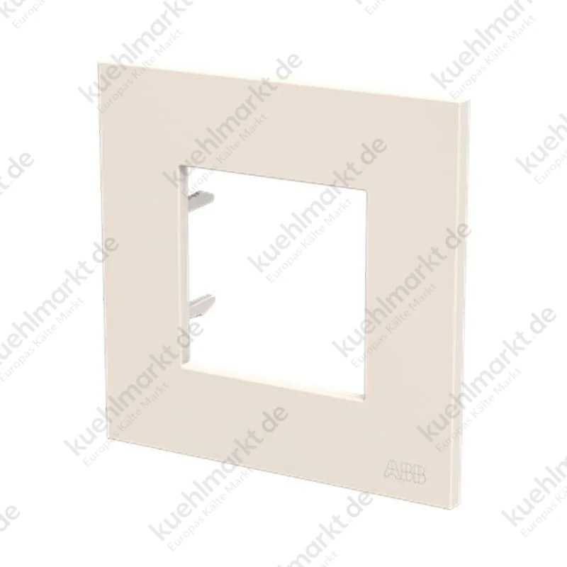 Abb Zenit Platte 2 Module Z2271.1BL Polycarbonat Weiß Z0200BL