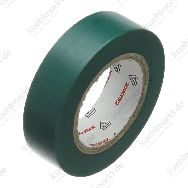 Cellpack Isolierband 10 Meter x 15 mm PVC Grün 145829