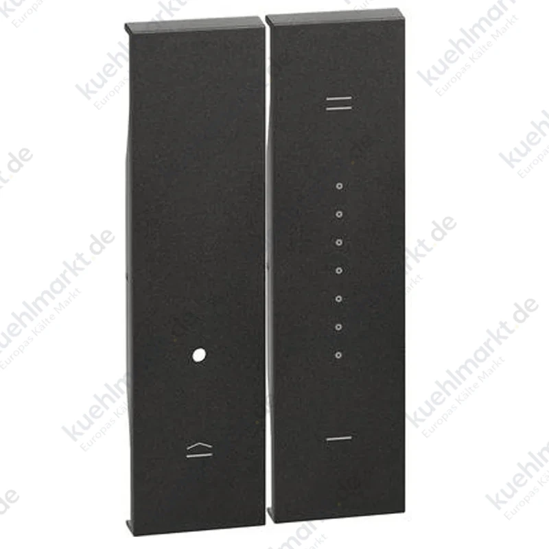 Bticino Cover Living Now für Dimmer, 2 Module, schwarz KG19