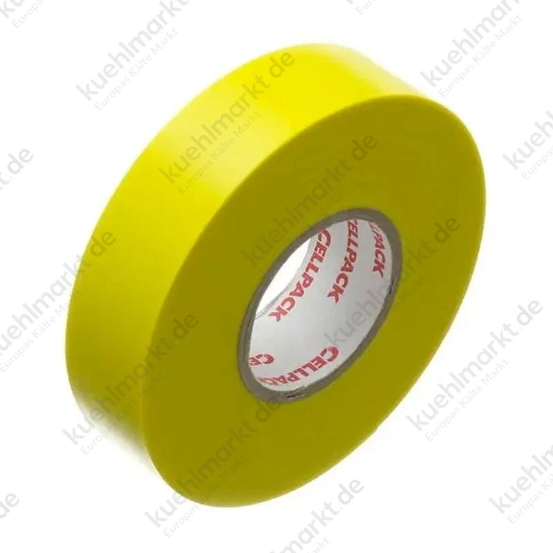 Cellpack Isolierband 25 Meter x 19 mm PVC Gelb 145799