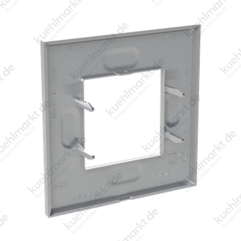 Abb Zenit Platte 2 Module Z2271.1 PL Polycarbonat Silber Z0200PL